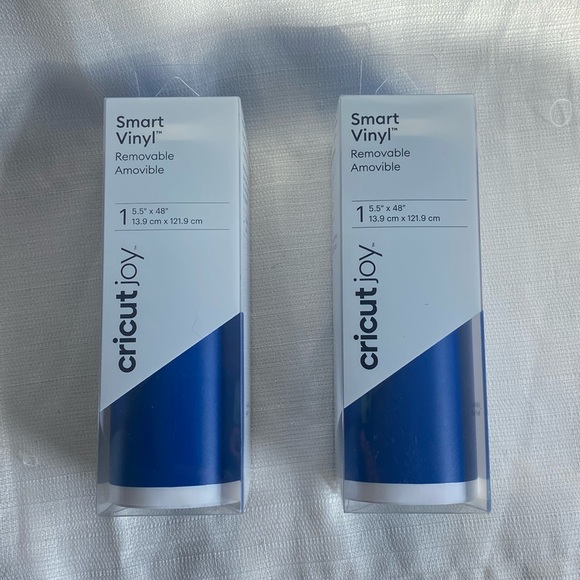 NIB - 2 Cricutjoy Removable Smart Vinyl Vivid Blue - Picture 1 of 4